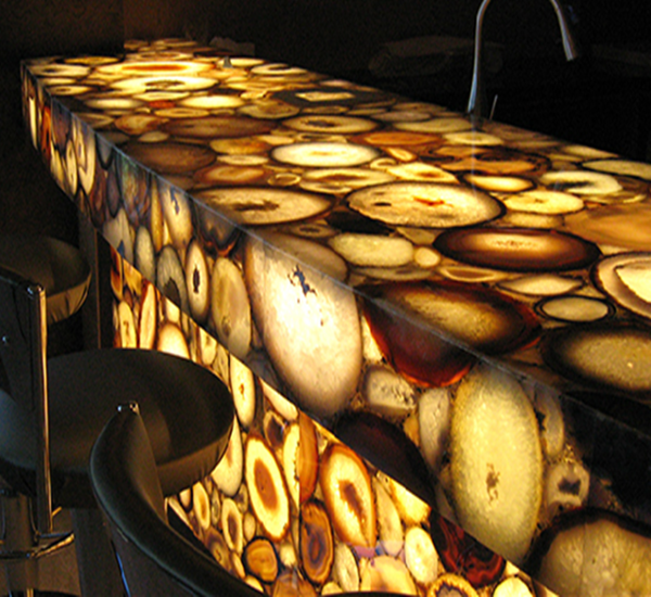 Luxury Translucent Agate Onyx Stone Panels