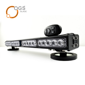 Emergency Vehicle Ambulance Flashing Lightbar Warning Light Rechargeable 3 W Leds Strobe Light Bar Grill Light