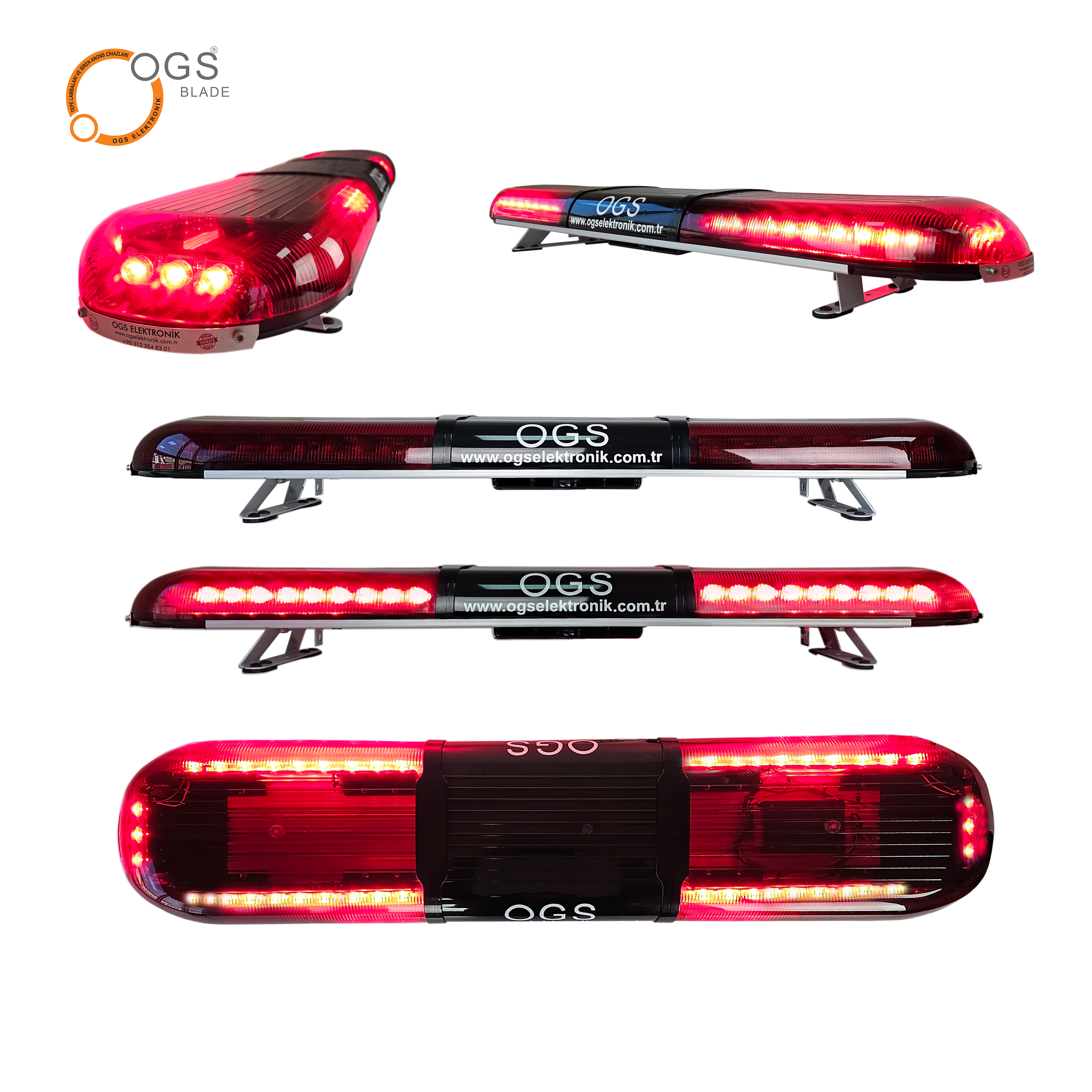 E 12622 MODEL Emergency Warning Led Lightbar Ambulance Fire Truck Light Warning Lighting Systems Light Bar for All Types of Cars