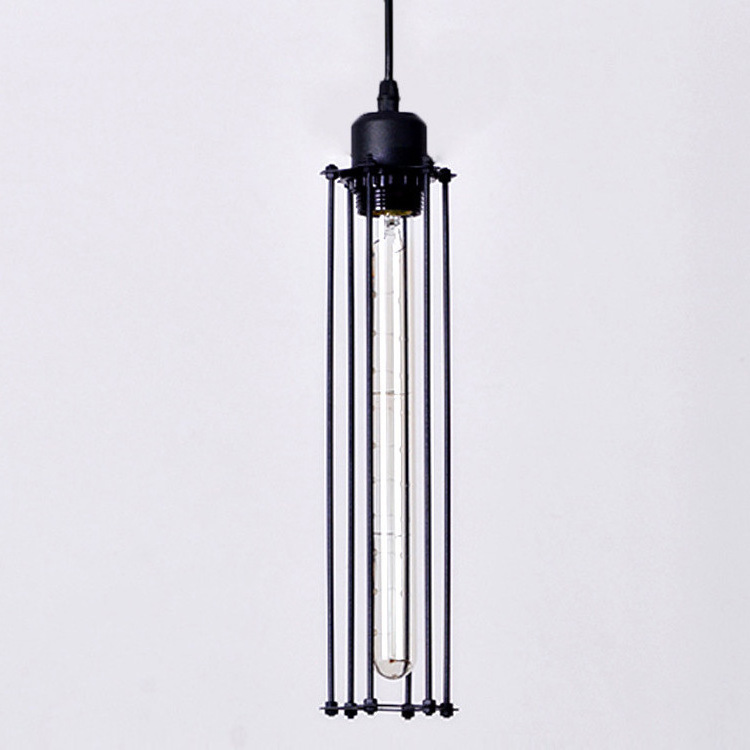 Black Metal Iron Industrial Pendant Lamp Chandelier Bulbs Energy Saving Vintage Industrial Pendant Light 24 Hours Online Service