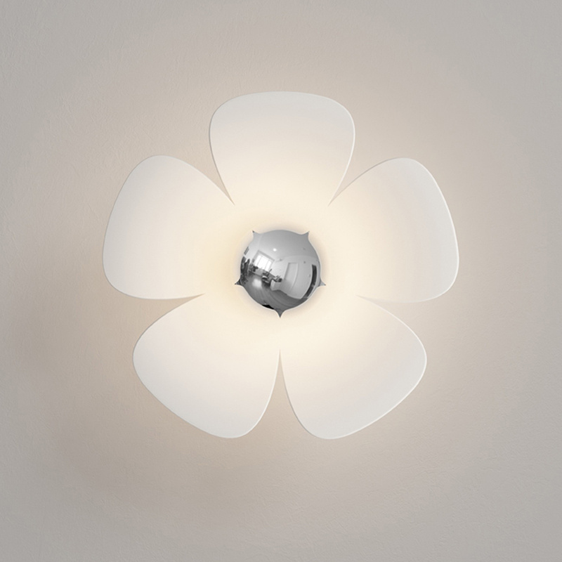 Apartment Hotel Luxury Chandelier Interior Decoration Chandelier White Flower Shaped Ceiling Light