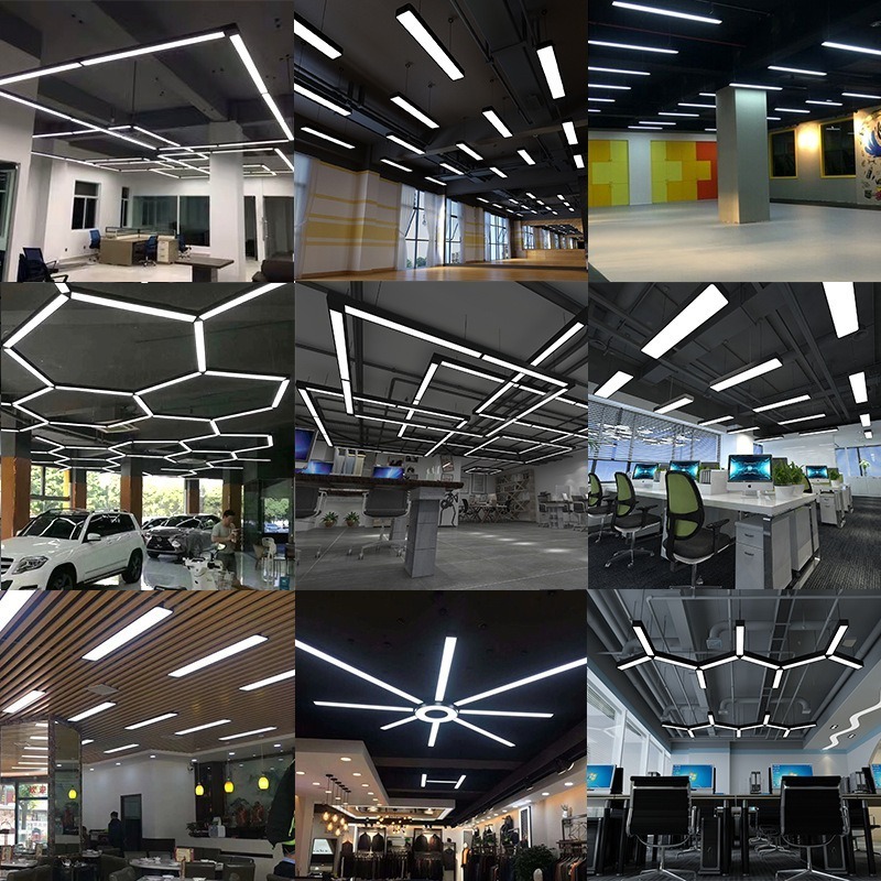 Commercial Black LED Lighting for Shop