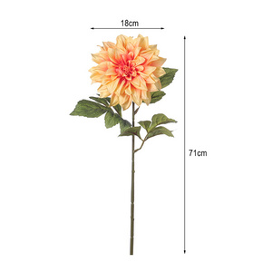 Oh Arts Brand New Artificial Flowers Silk Dahlia Flower Spray for Home Event Decor Party