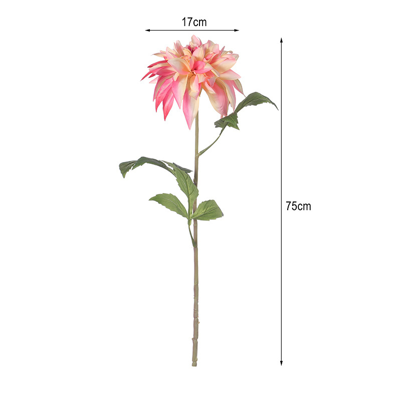 Oh Arts Brand New Artificial Flowers Silk Dahlia Flower Spray for Home Event Decor Party