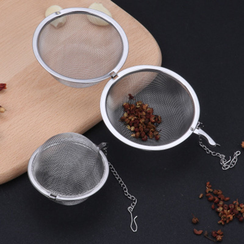 Dropship Food Grade 304 Stainless Steel Wire Mesh Tea Ball Infuser