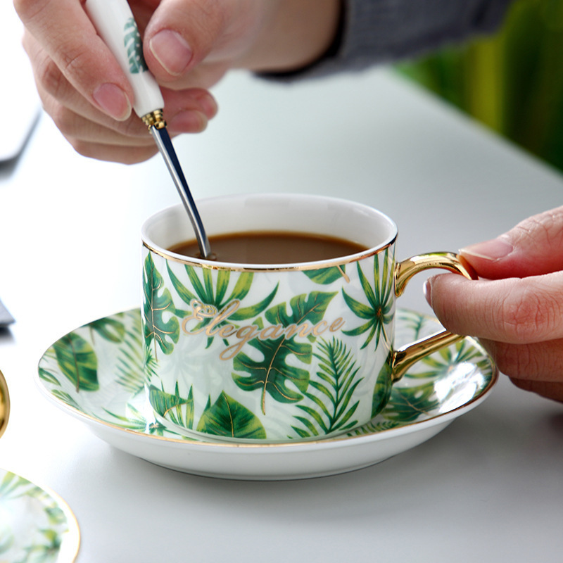 Gift Box Porcelain Tea Cup and Saucer Sets