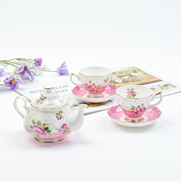 Royal Albert Tea Pot Set Bone China Coffee Cup Set