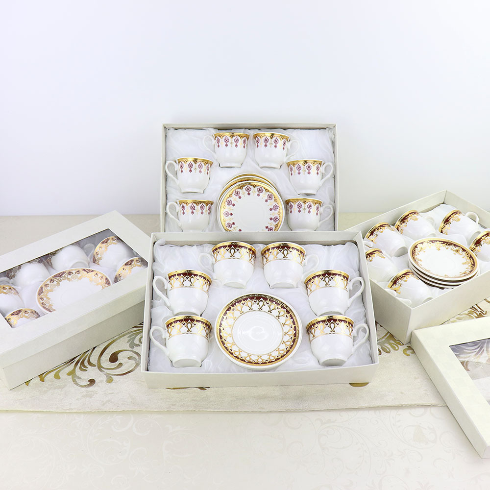 European Retro Ceramic Tea Set Porcelain Tea Cups Set