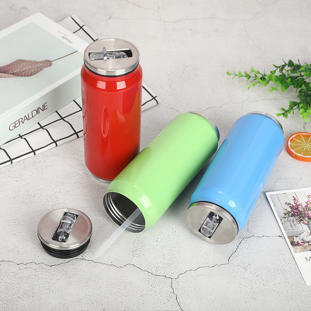 Creative Cans Shaped Stainless Steel Water Bottle Insulated Vacuum Bottle