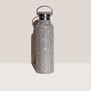 2020 New Product Rhinestone Water Bottle Hot and Cold Insulated Vacuum Bottle