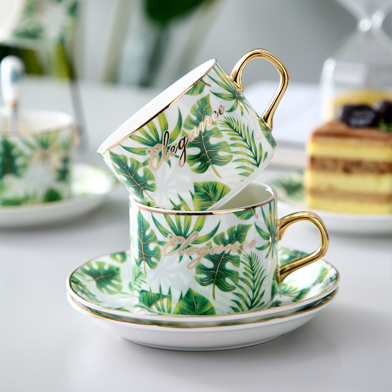 Gift Box Porcelain Tea Cup and Saucer Sets