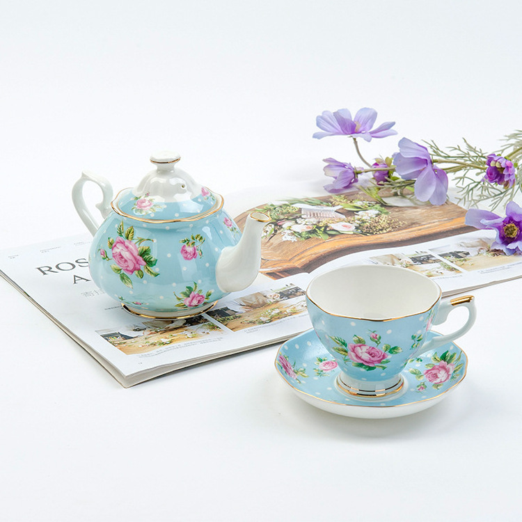 Royal Albert Tea Pot Set Bone China Coffee Cup Set