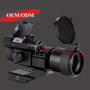 Ohhunt Wholesale Tactical OEM 1x30 Red Green Dot Reflex Sight Scope with Red Laser