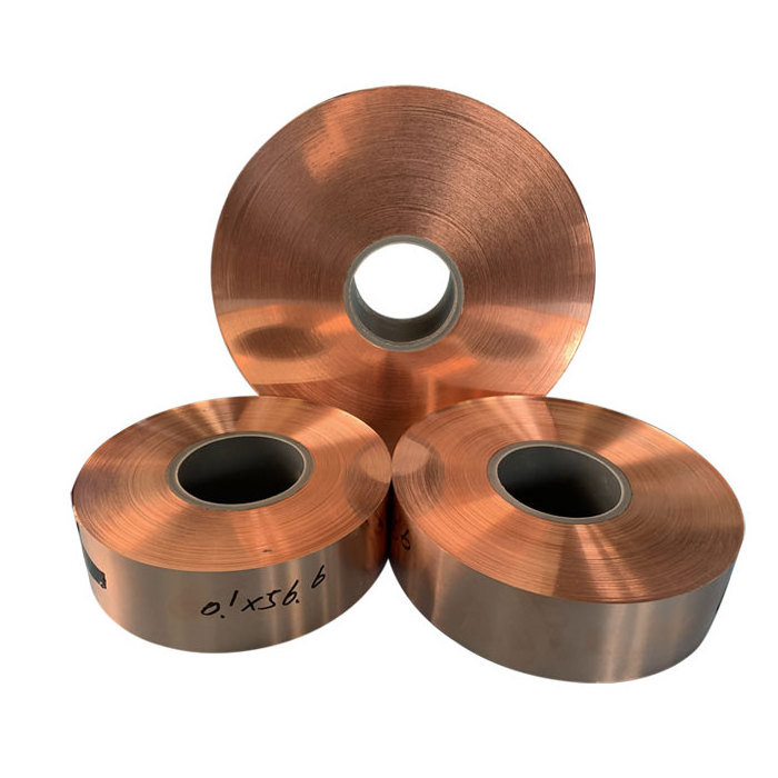 C11000/T2 copper C1100 C101foil 0.1mm*56.6mm 99.9% pure copper strip for the barometer spring