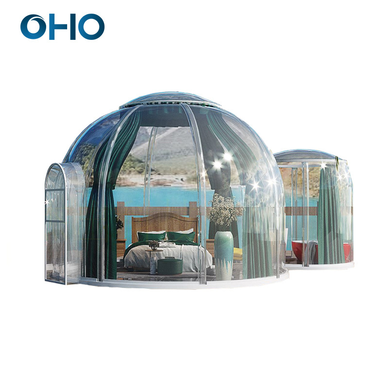 OHO Luxury Starry tent Hotel Resort Transparent Bubble Dome Igloo Tent Star House for Sale