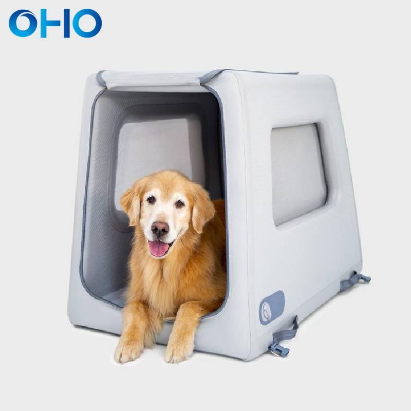 High quality Outdoor car travel foldable inflatable large dog cat cage pet kennel