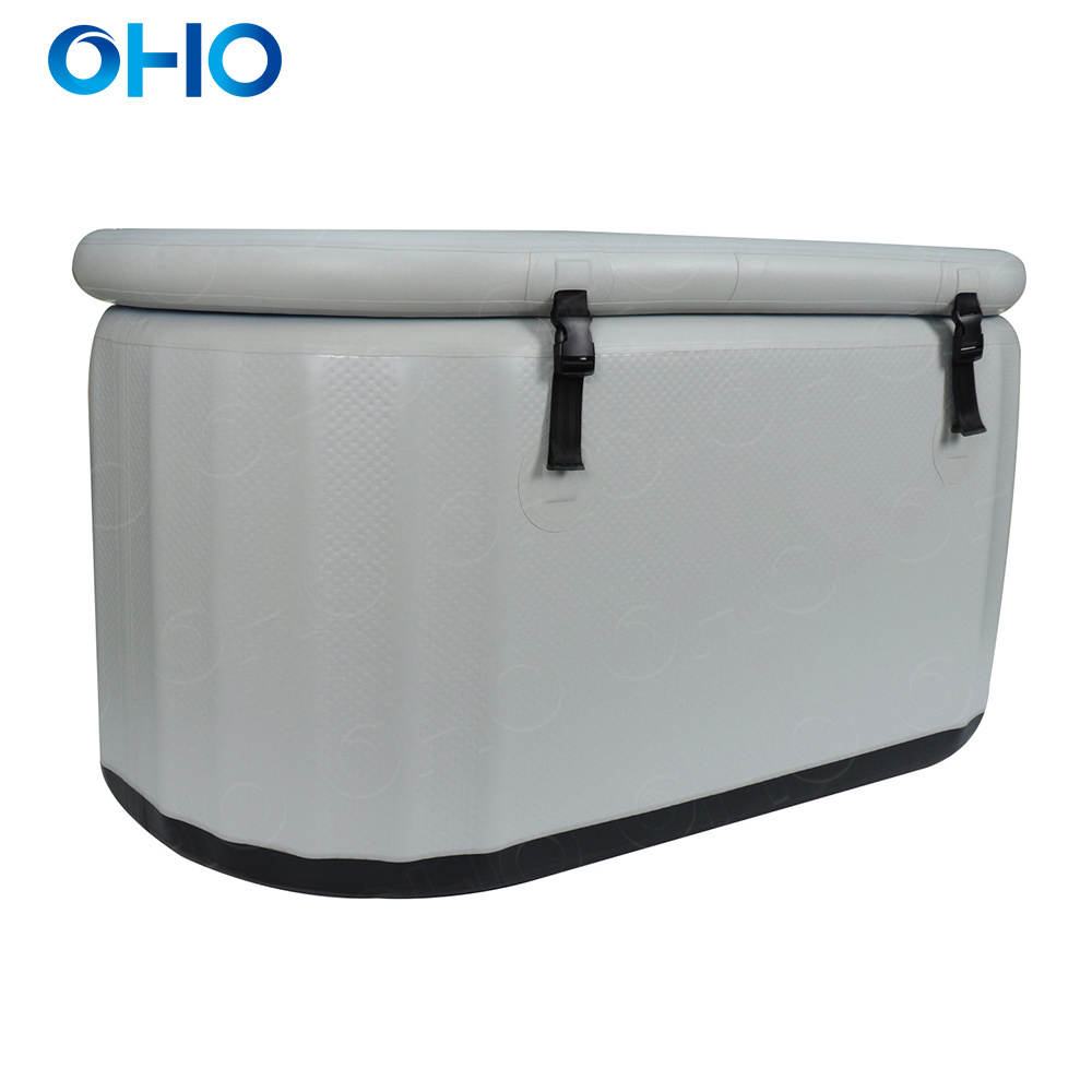 OHO New design DWF Material Inflatable Ice Bath Tub Cold Plunge Pool for Ice Bath Therapy