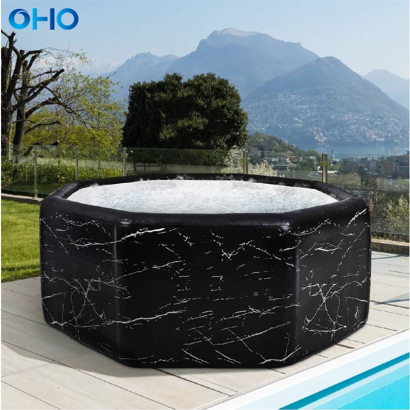 OHO Newly Inflatable Portable Bathtub hot tube outdoor for Adult Home Use Foldable Jacuzzis Spa Hot Tub