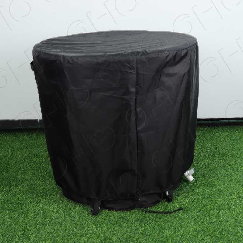 OHO Outdoor Ice Bath Tub Cover, Waterproof 420D Heavy Duty Outdoor Portable Bathtub Foldable Cover, Cold Plunge Tub Cover