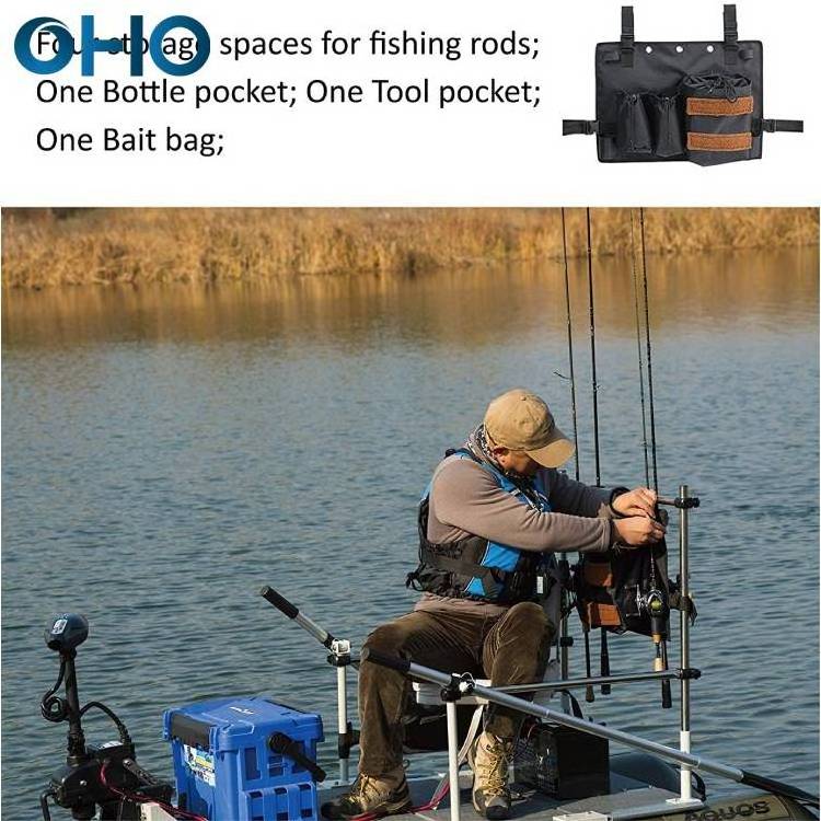 OHO Hot Sell Inflatable Pontoon PVC Aluminum Belly Fishing Boat with Paddle for 1 or 2 Person