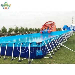 Large metal frame pool for adults frame swimming pool for rental