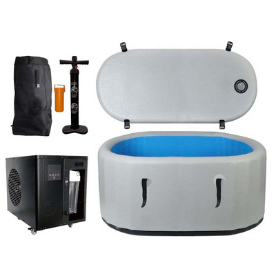 OHO New design DWF Material Inflatable Ice Bath Tub Cold Plunge Pool for Ice Bath Therapy