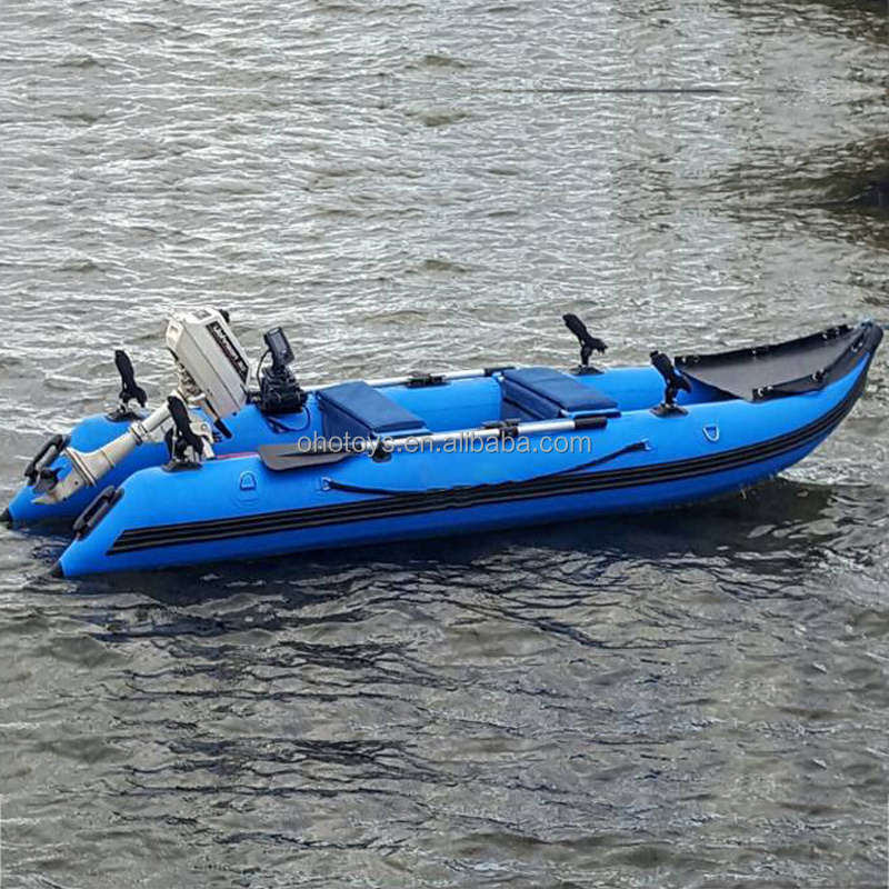 2 3 4 5 6 Person Inflatable Kayak Fishing Boat Custom PVC Hypalon Kaboat Rescue Rubber Rowing Boat with Motor