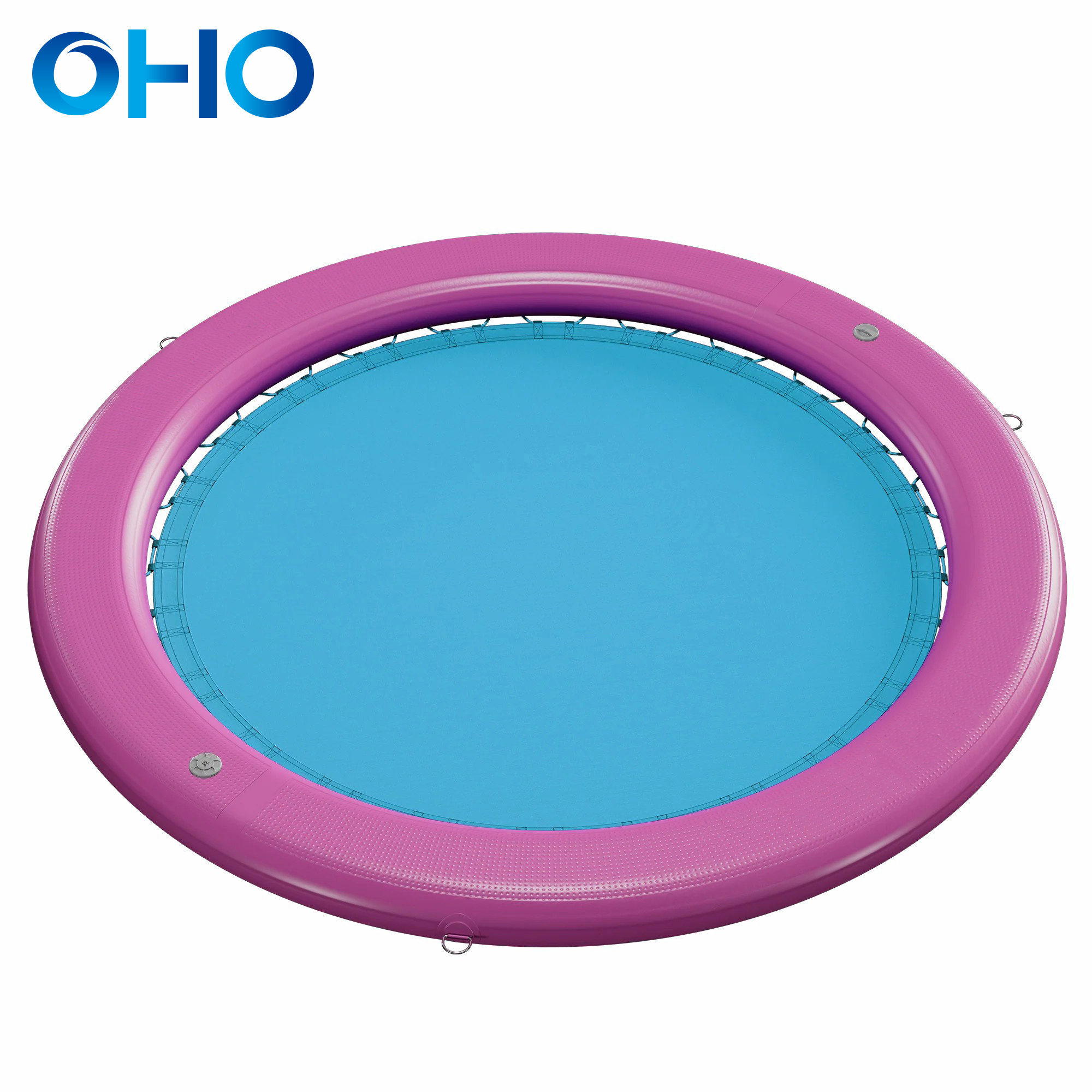 OHO Round sun pad inflatable floating water hammock pool for sea lake