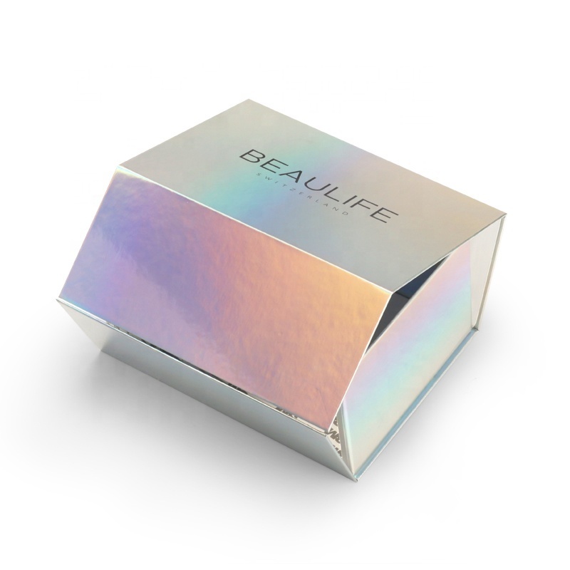 Wholesale custom design clothing virgin cuticle aligned groomsmen hair wigs sandals packaging boxes holographic gift box