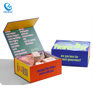 manufacturer Custom recyclable Hard  Cardboard Rigid magnetic  Packaging box Luxury Folding Gift Boxes With Magnetic Lid