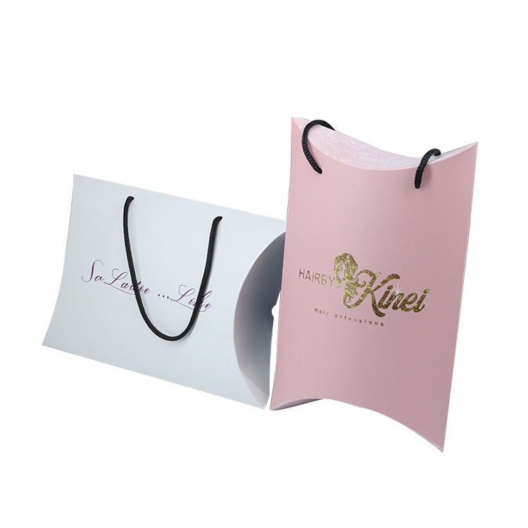 Custom Hair Box Wholesale pillow boxes bundle wig packaging box for hair extension packaging