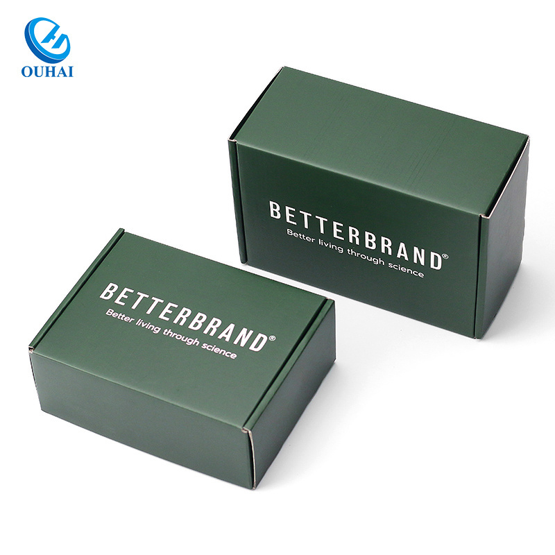 Custom luxury electronic men's shaver paper packaging box printed with its own logo degradable corrugated box for shipping