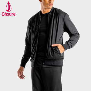 Fitness Gym Running Jacket Fabric Stand Woven Canvas Top Selling Extremely Lightweight Weather Resistant Wind Breaking Men