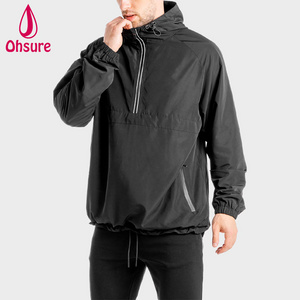 Top Selling Extremely Lightweight Weather Resistant Wind Breaking Men Fitness Gym Running Jacket Winter Jacket Canvas Fabric