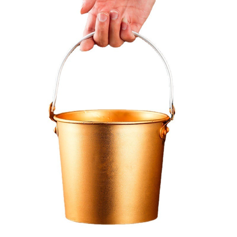 Lead free metal 1.25L 1.75L wholesale large aluminum ice bucket