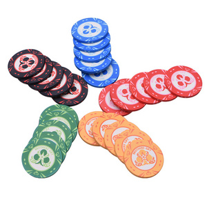 Professional custom 500 500 pcs original 25 cent 43mm blank 14g 10g set ceramic poker chips