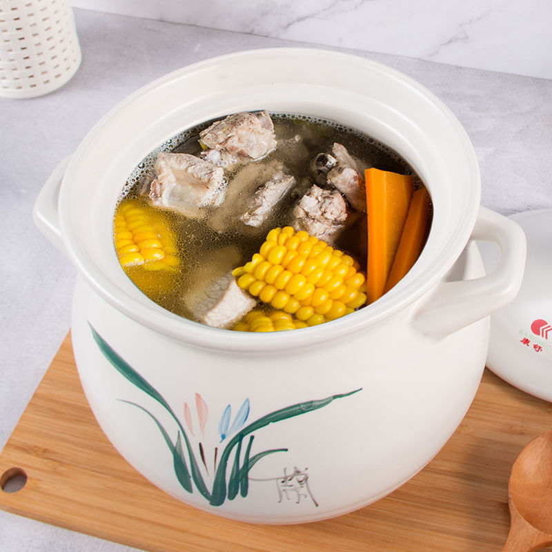 1.3L 2.1L 2.85L soup ceramic crock slow cooking pot