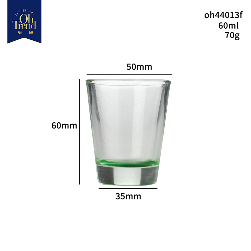 Sublimation engrave custom logo rainbow colored wedding electro tequila 2oz mexican glass souvenir shot glasses