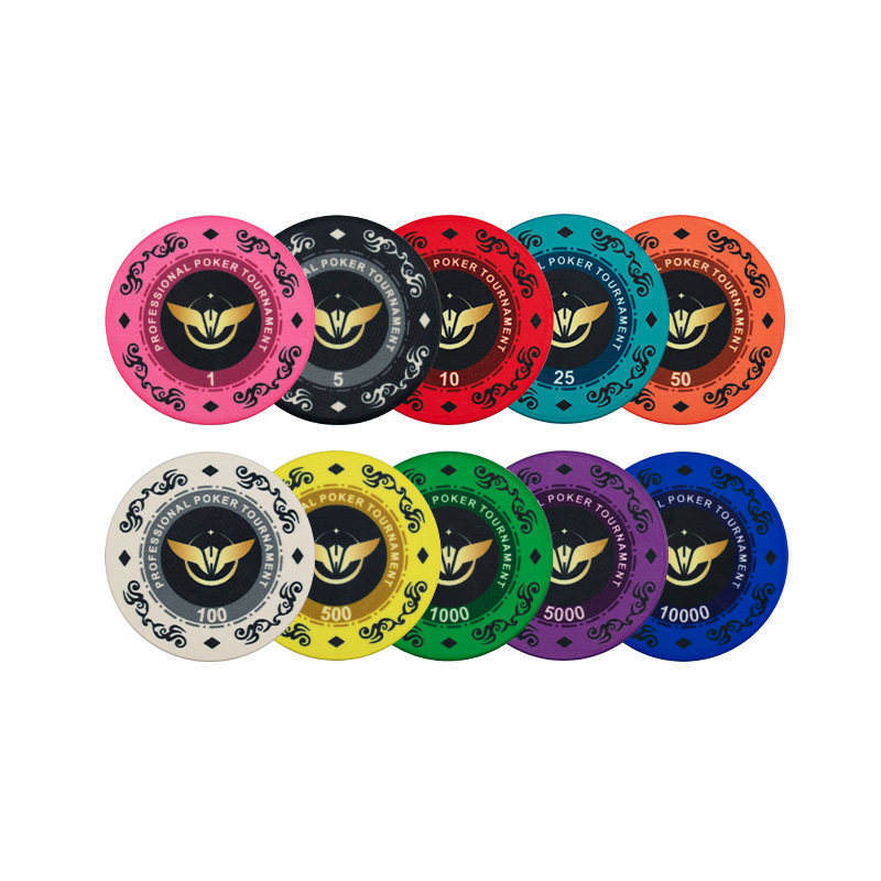 Custom Wholesale Square Gold Football Monte Carlo Blank Professional paulson poker chips