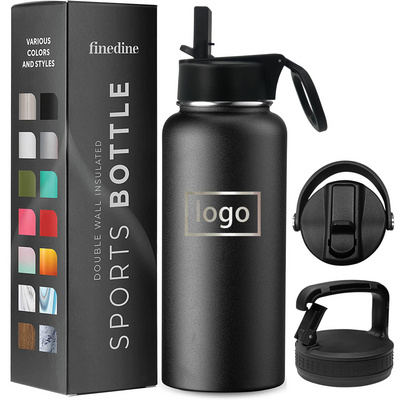 Top Selling ECO Friendly Stainless Steel 2.2 Litre Drink Water Bottle 0.5 0.75 1l Vacuum Thermos Flask With Custom Logo