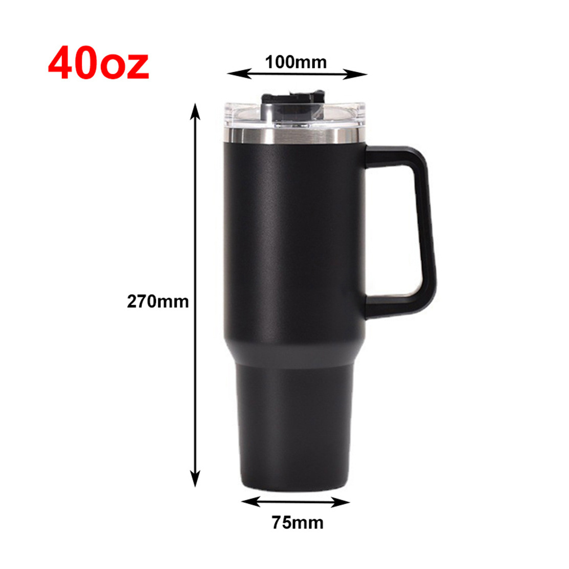 Bulk price 40 oz tumbler cup with handle and straw custom 40oz vacuum insulated Travel Mug stainless steel tumblers wholesale