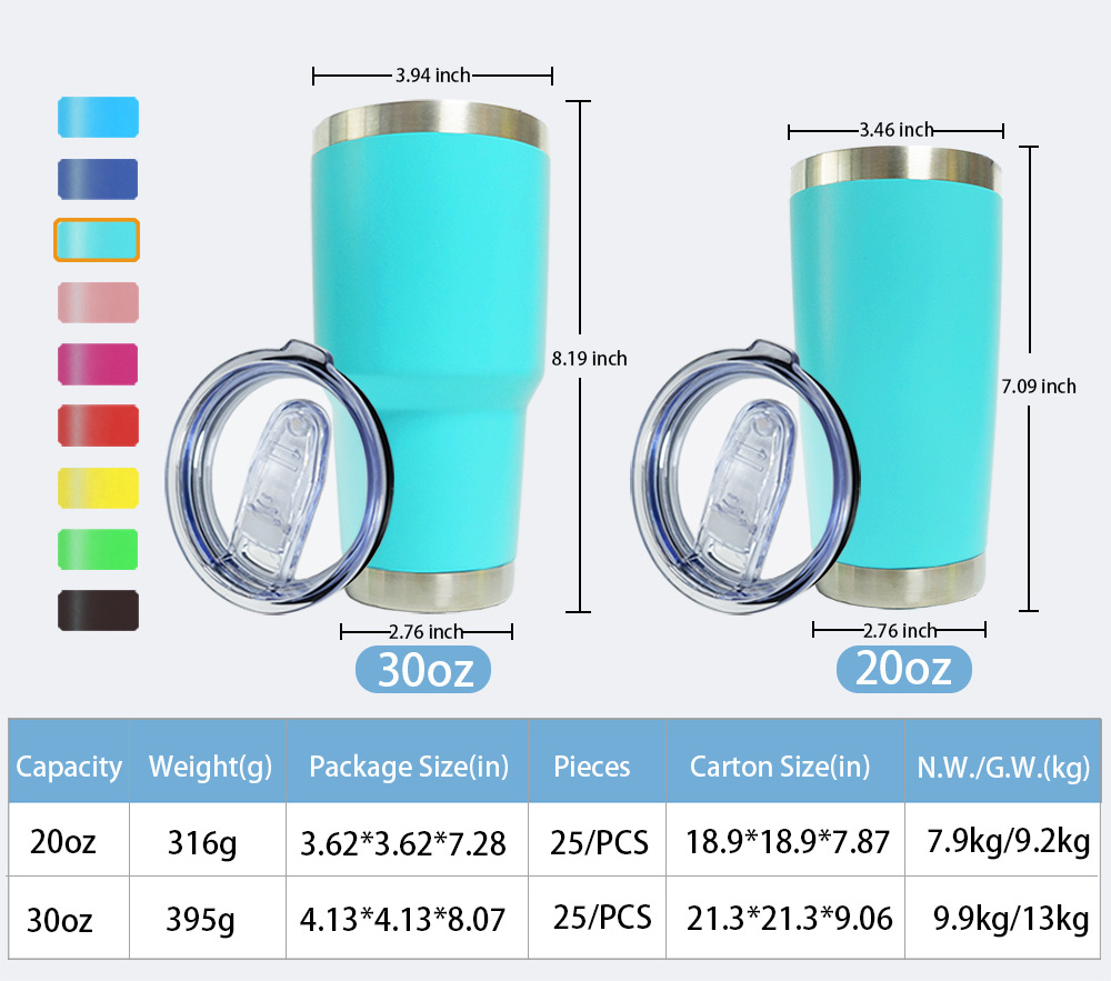 Factory Price Manufacturer Supplier Double Sided Tumbler 14oz Stainless Steel Tumbler With Handle