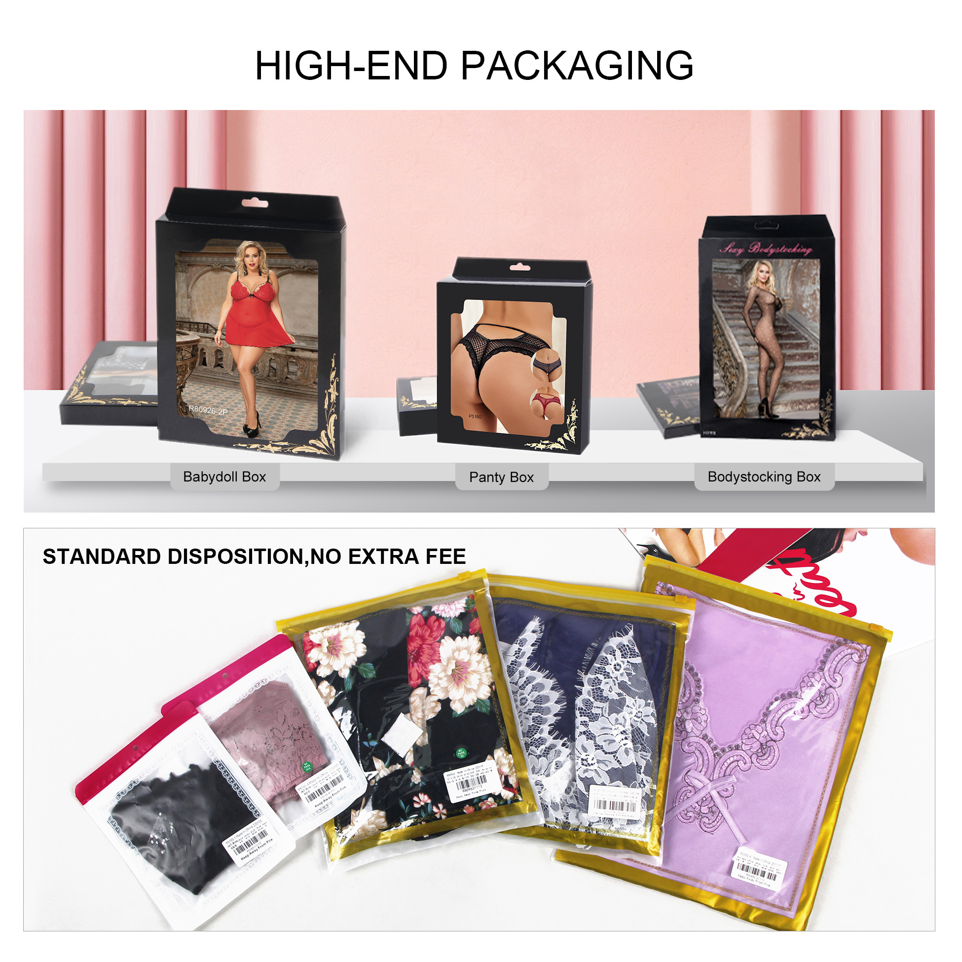 Gift Box Set Luxury Large Size Panty Sexy 4pcs/lot Women's Underwear Comfortable Women Sexy