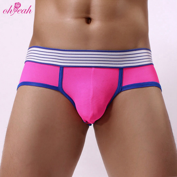 Hot selling private label mens open back sexy gay men brief underwear