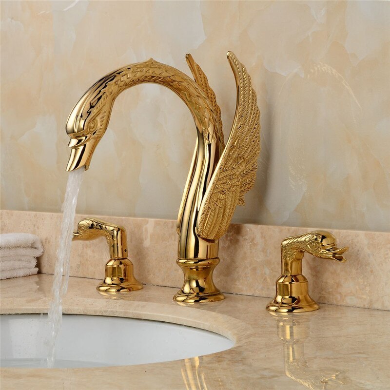 OEM Accept Basin Unique Faucet Deck Mount Bathroom Faucet Wall Mounted Bathtub & Shower Faucet Set