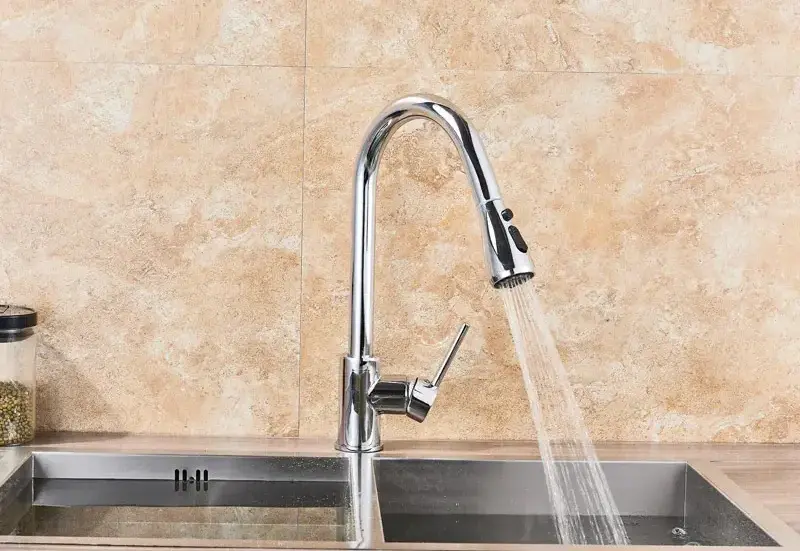 Pull Out Sensor 360 Rotated Automatic Water Saver Tap Smart Faucet Sensor Kitchen Automatic Sensor Faucet