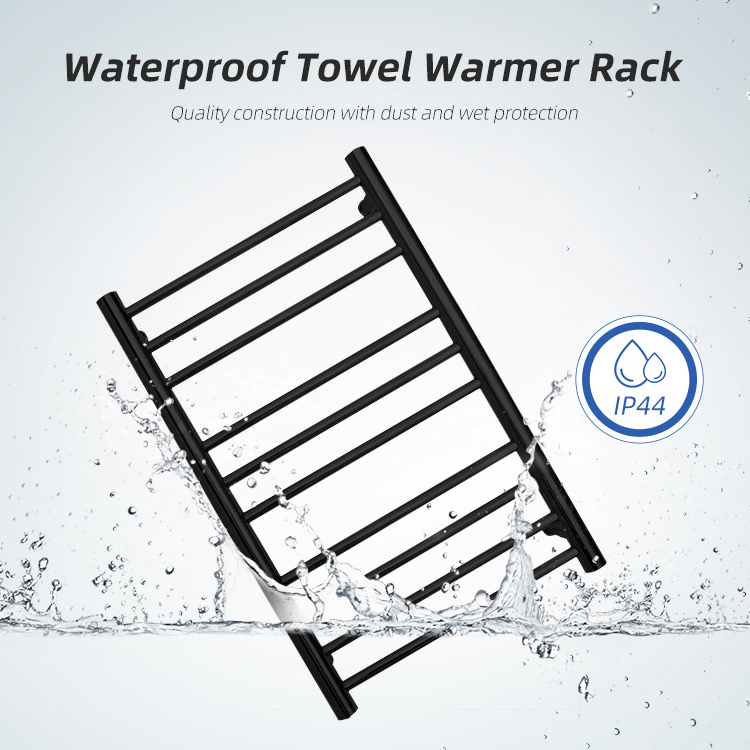 Hardwired/Plug-in 304 Stainless Steel Towel Racks Wall Mounted Spa Towel Warmer Heated Towel Rack