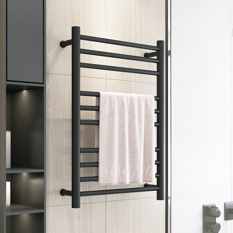 Hardwired/Plug-in 304 Stainless Steel Towel Racks Wall Mounted Spa Towel Warmer Heated Towel Rack