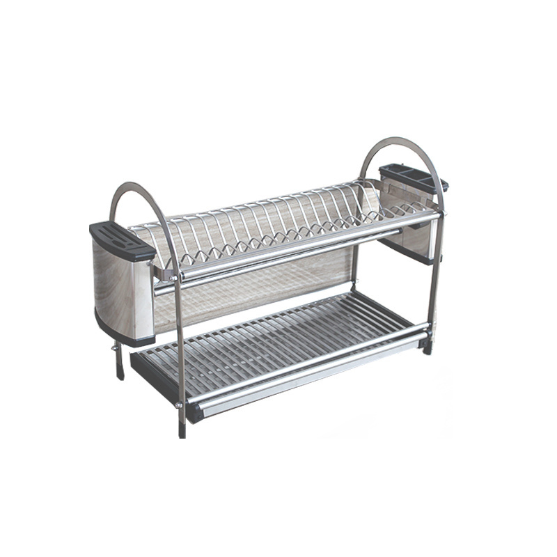 # Grf-363 Kitchen Storage Organizer 2 Tier Stainless Steel Dish Drying Rack Plate Shelf