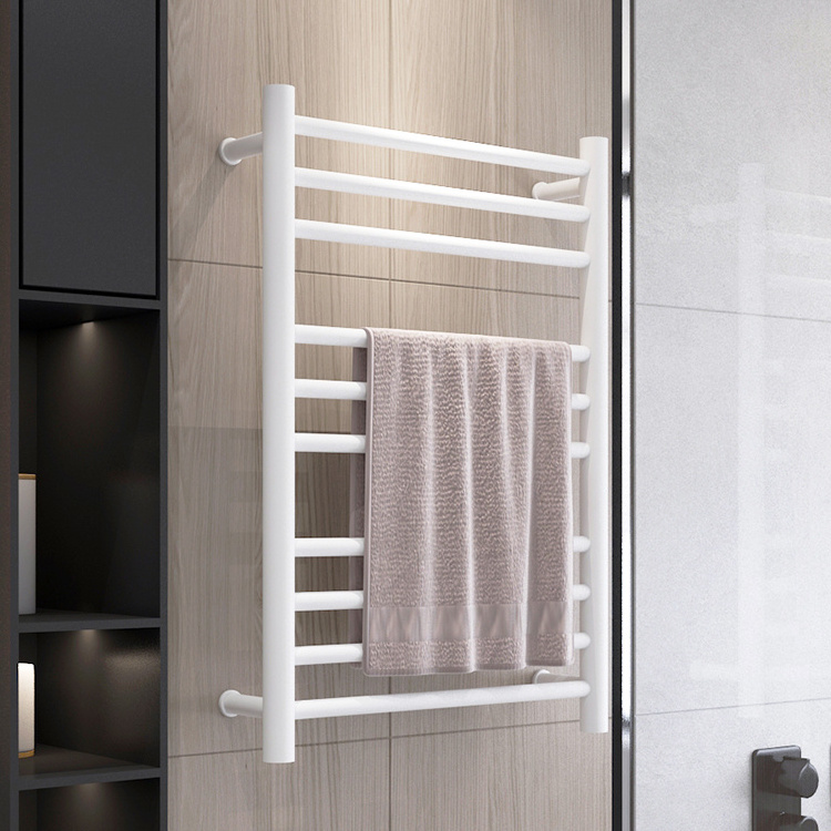 2022 China Foshan Factory Direct Sale Bathroom Wall Mounted Towel Heater 304 Stainless Steel Electric Towel Racks 9005RT